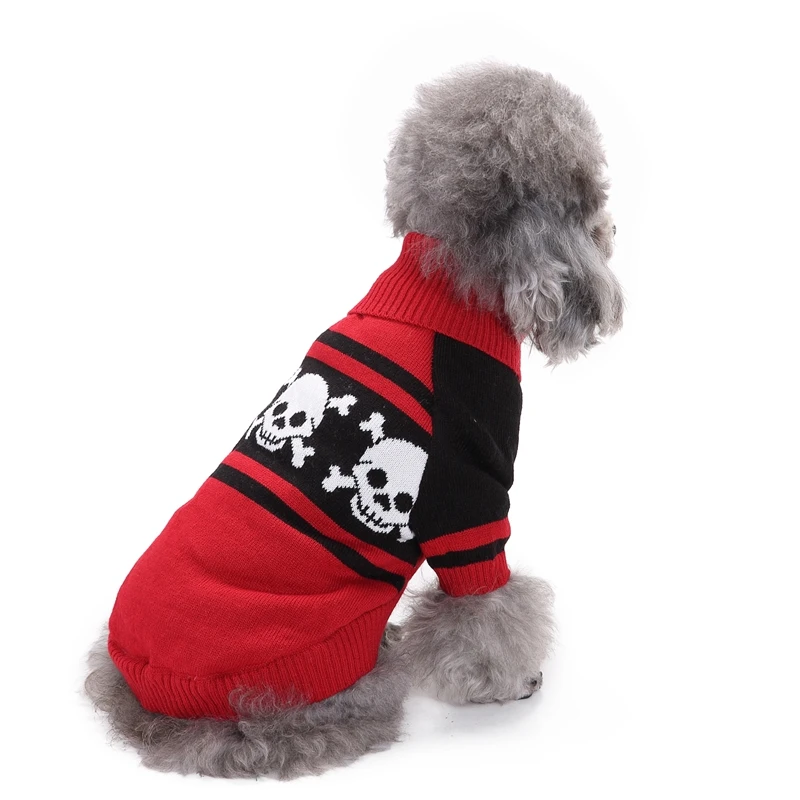 Хэллоуин косплей крутой череп кошка собака питомец маленькая большая одежда