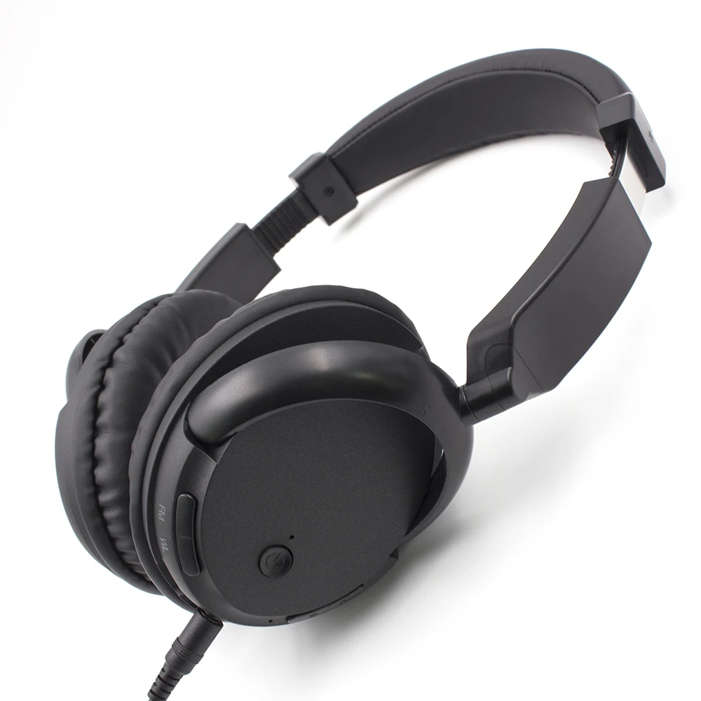 FooHee Беспроводной проводной Bluetooth ТВ FM складные наушники для пожилых класса