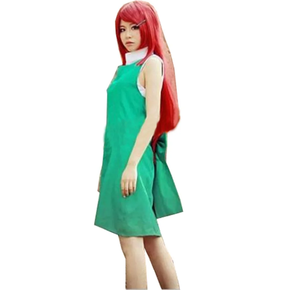 

2018 New Kushina Uzumaki Cosplay Costume Full Set With Hair Wig