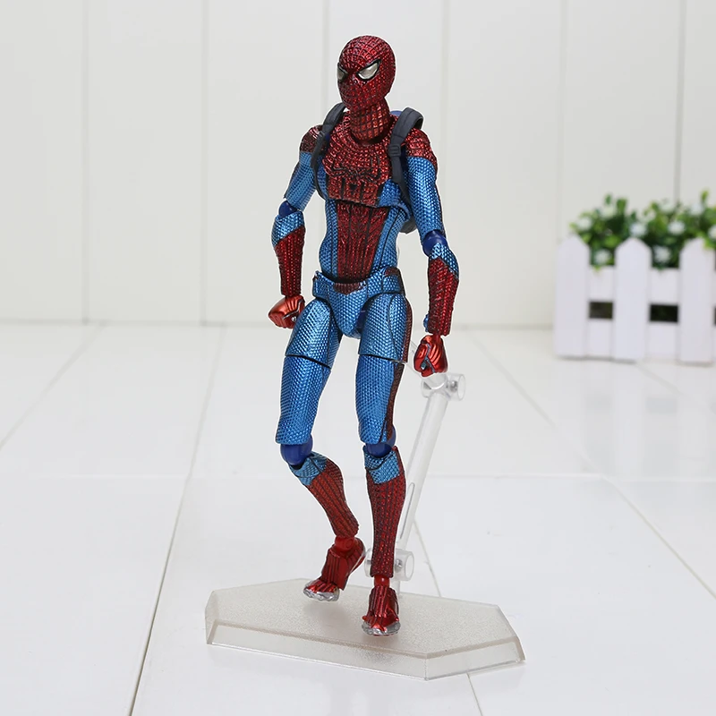 Человек-паук Figma 199 Мстители Удивительный Человек-паук диван фигурка супергероя Капитан Америка модель Тора игрушки