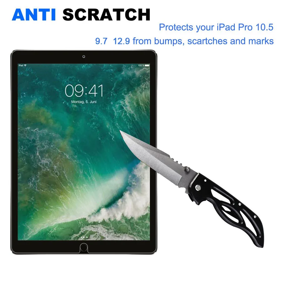 10H Премиум прозрачное закаленное стекло для Apple iPad Pro 9 7 10 5 Air 2 дюймов протектор