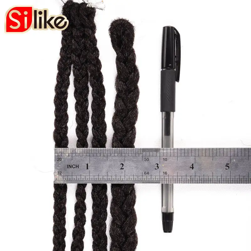 Ombre Synthtic черный зеленый 18 дюймов микро вязание крючком коробка косы для наращивания волос 24 корней волос Плетение для черных женщин от Silike