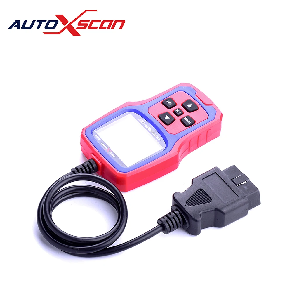 Автомобильный сканер кодов RS300 AUTOXSCAN OBD2 цветной экран I/M готовность к отключению
