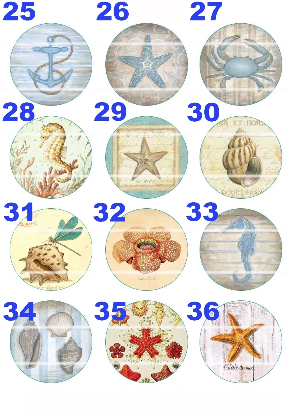 Ручная работа 10 мм ~ 25 красочное изображение Ретро стиль для украшения ожерелья и