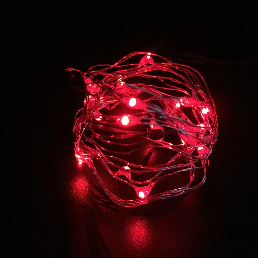 1/2/5/10M 10-100 LEDs Christmas Garland Copper Wire LED String Lamp Fairy lights For Indoor New Year Xmas Wedding Decoration