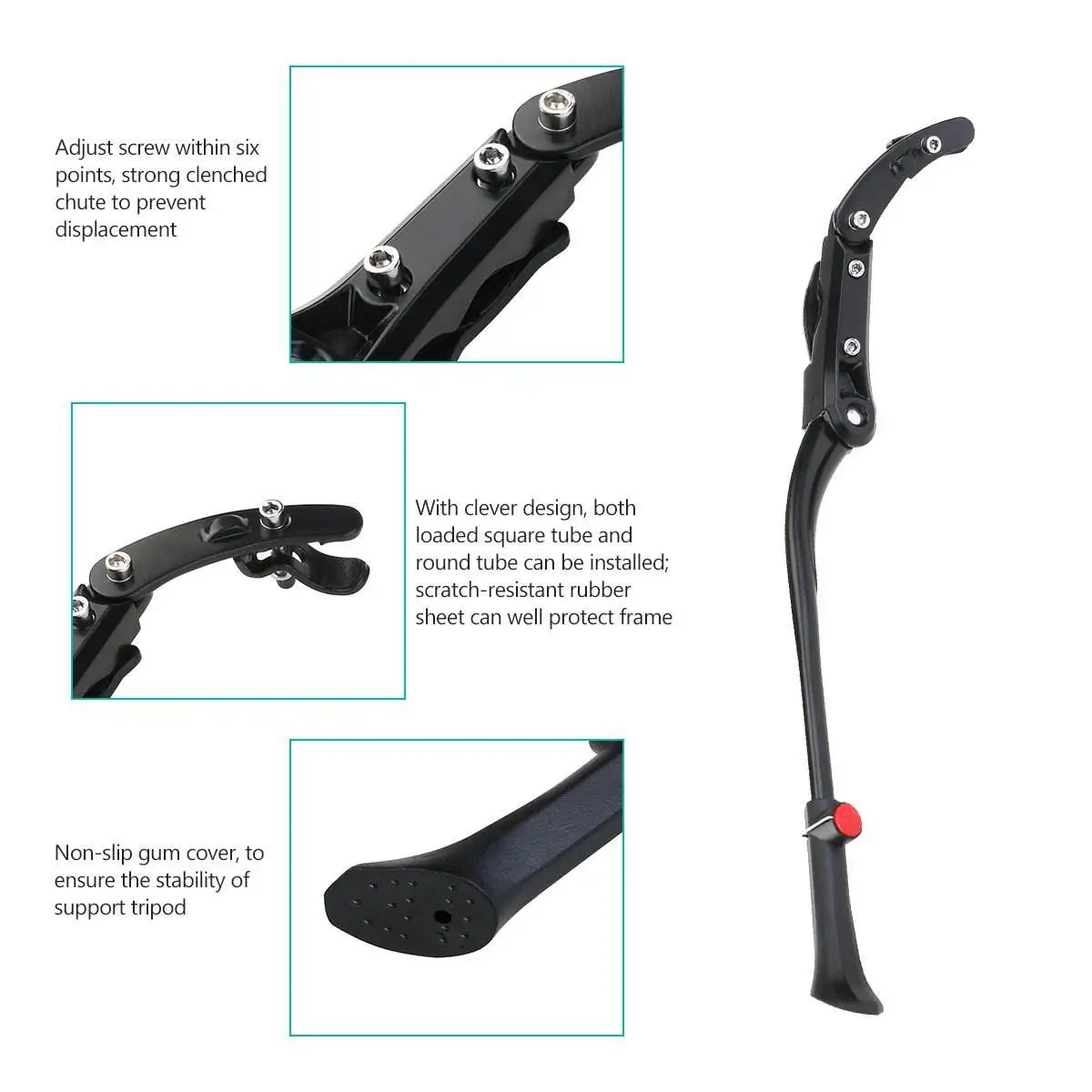Регулируемая подножка Kick Stand крепление для MTB горный велосипед Велоспорт подходит 2"-28"