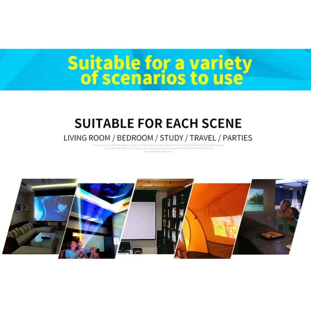UC18 HD 1080P TFT lcd компактный Siz eHome мини проектор tv мультимедийный плеер кинотеатр