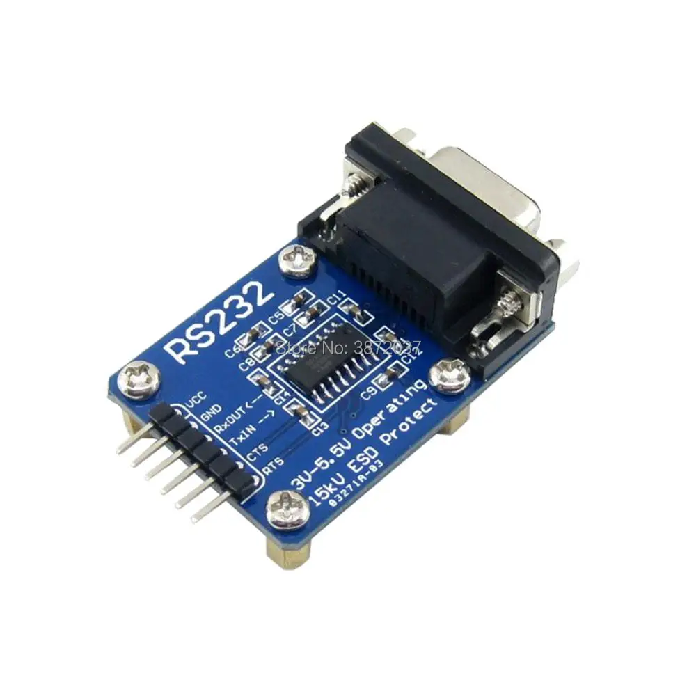 DIYmall для Waveshare RS232 плата SP3232 RS 232 UART TTL трансивера DB9 соединитель|Модули умного дома|