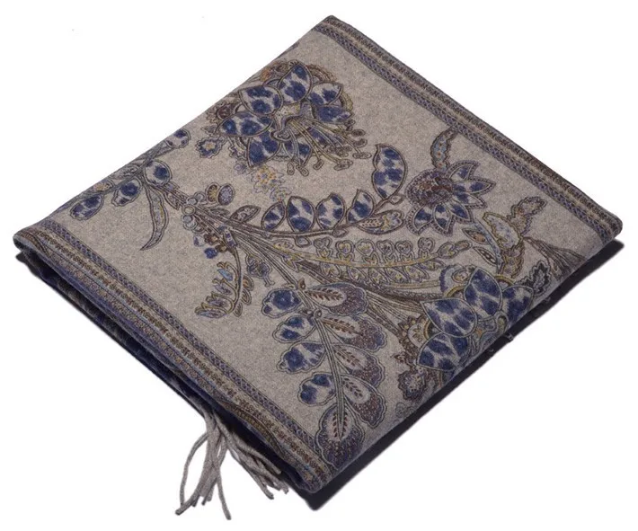 

double face classic printed 100%goat cashmere women's multi function big scarfs shawl pashmina 70x200cm