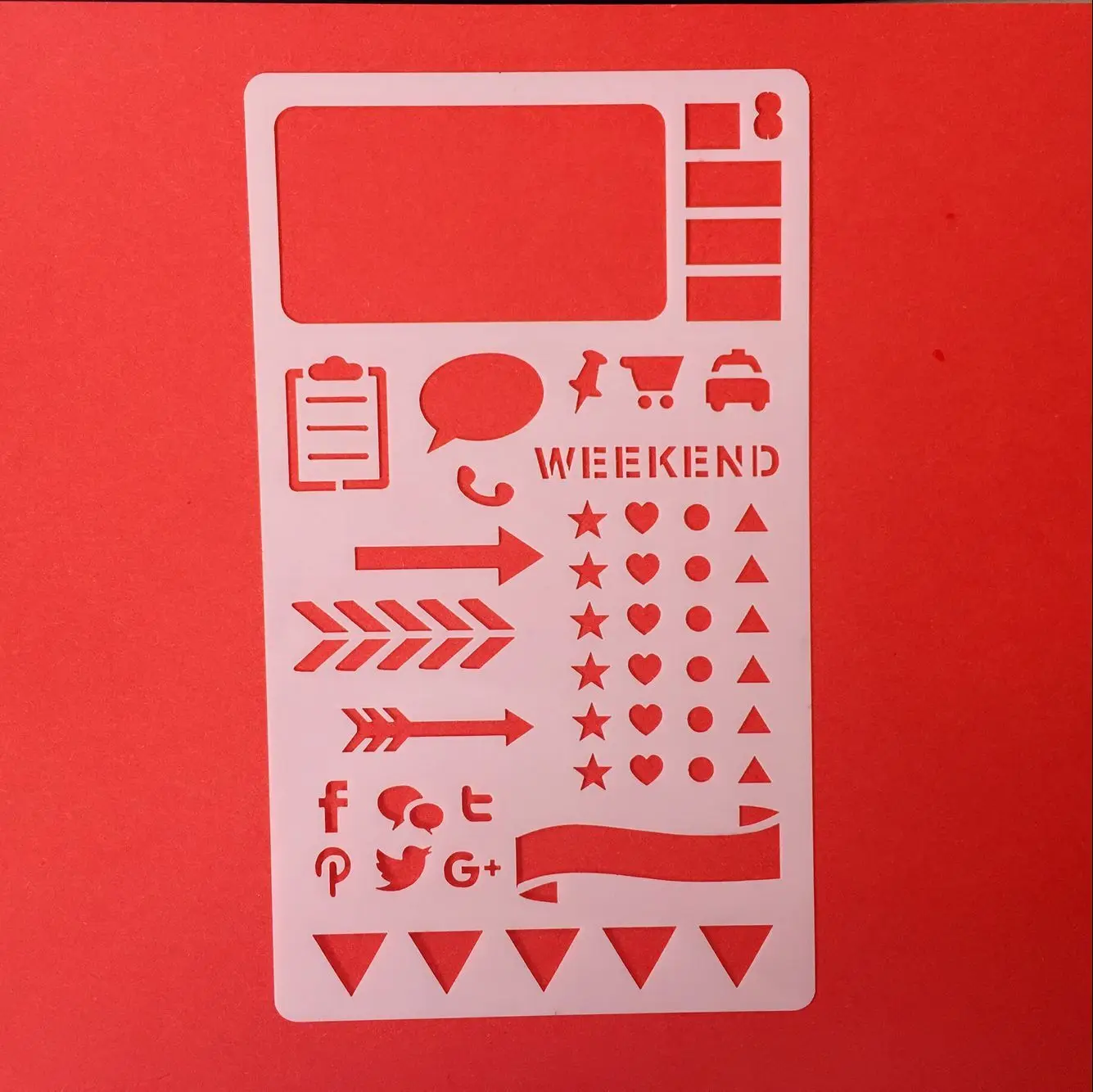 Freeshipping Dokibook Decorative Graffiti ruler DIY notebook painting ruler stencil Cute Stationery Creative ruler template