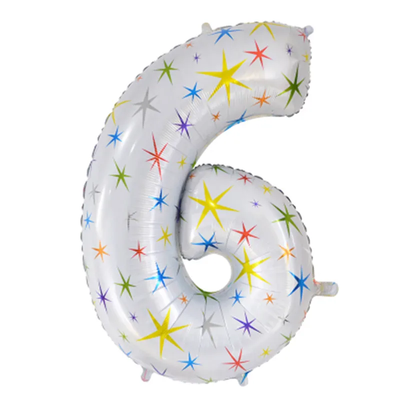 40 дюймов номер фольги шарики Свадебные украшения воздушные шары с днем рождения