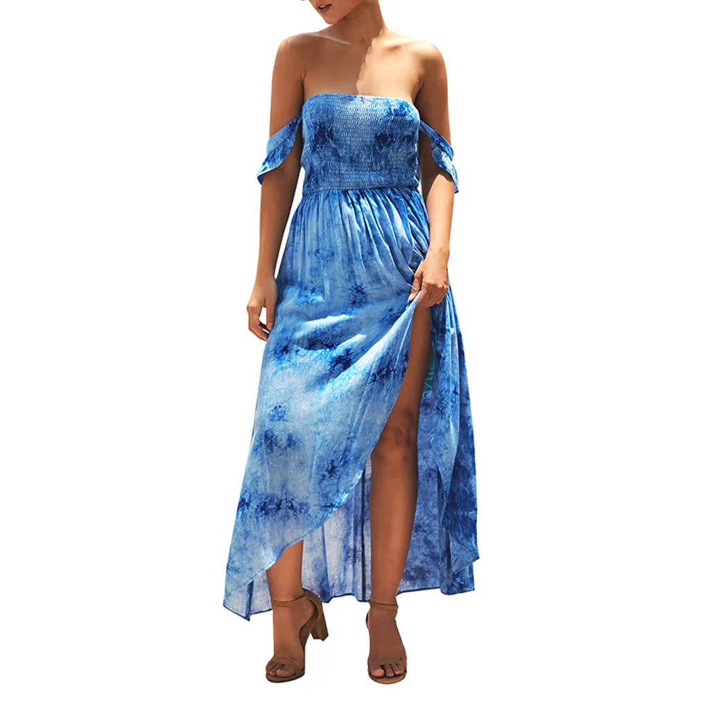 Женское платье s boho женское летнее с цветочным принтом 2019 вечерние летние платья