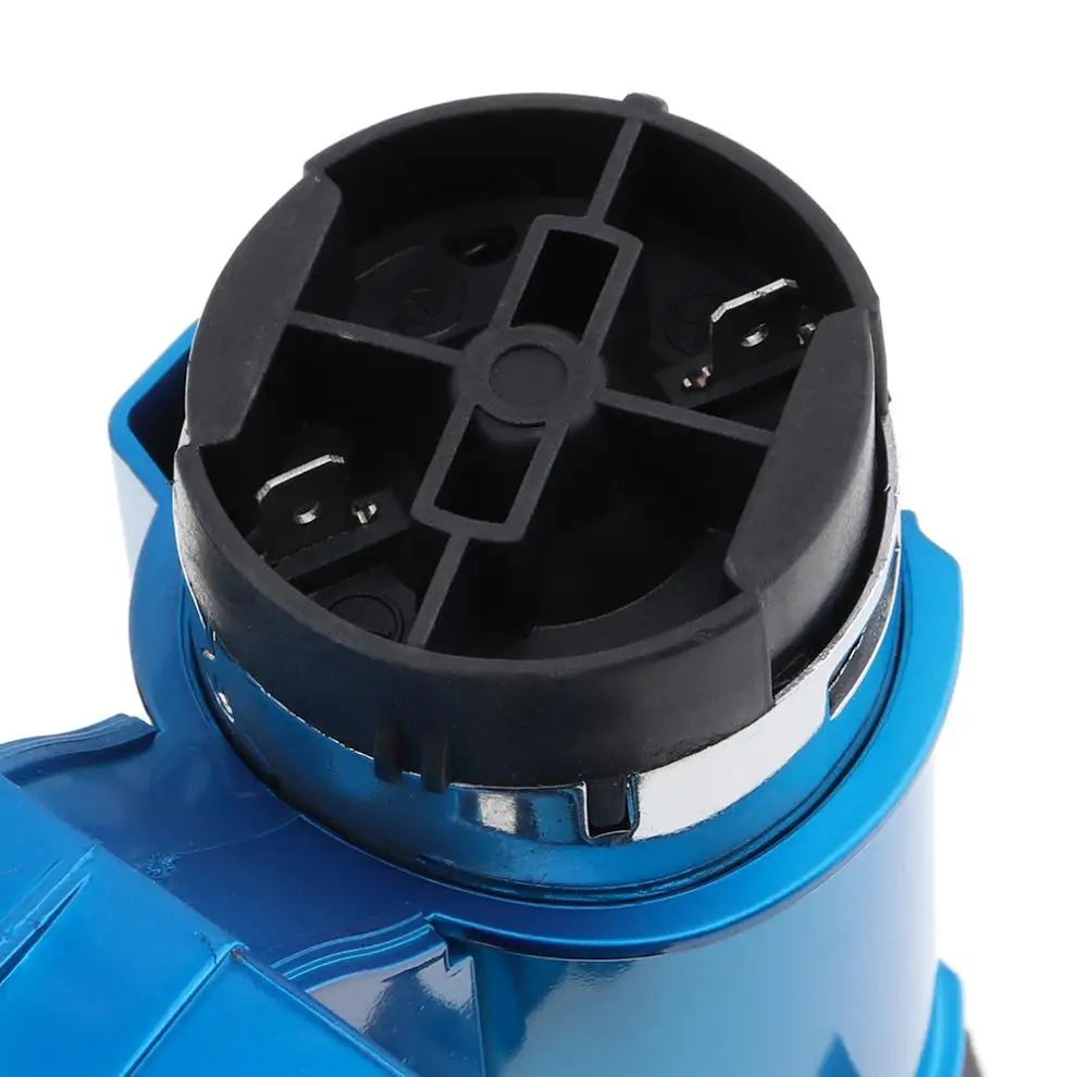 12V 139dB Автомобильная политура синяя Улитка Компактный двойной квадрат Динамик