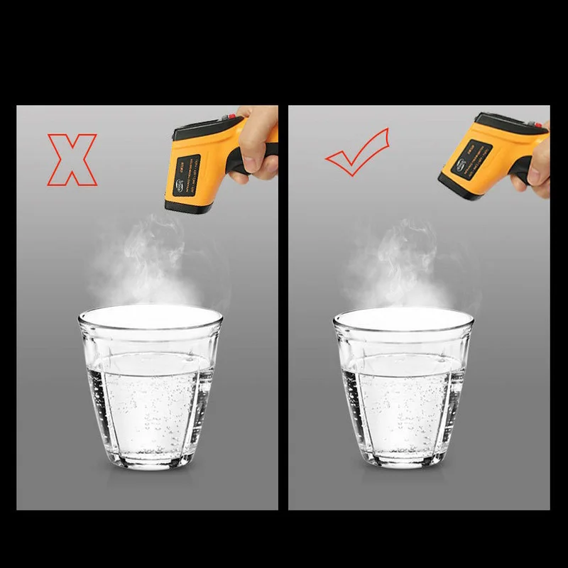 Лазерный температурный пистолет цифровой термометр Бесконтактный инфракрасный