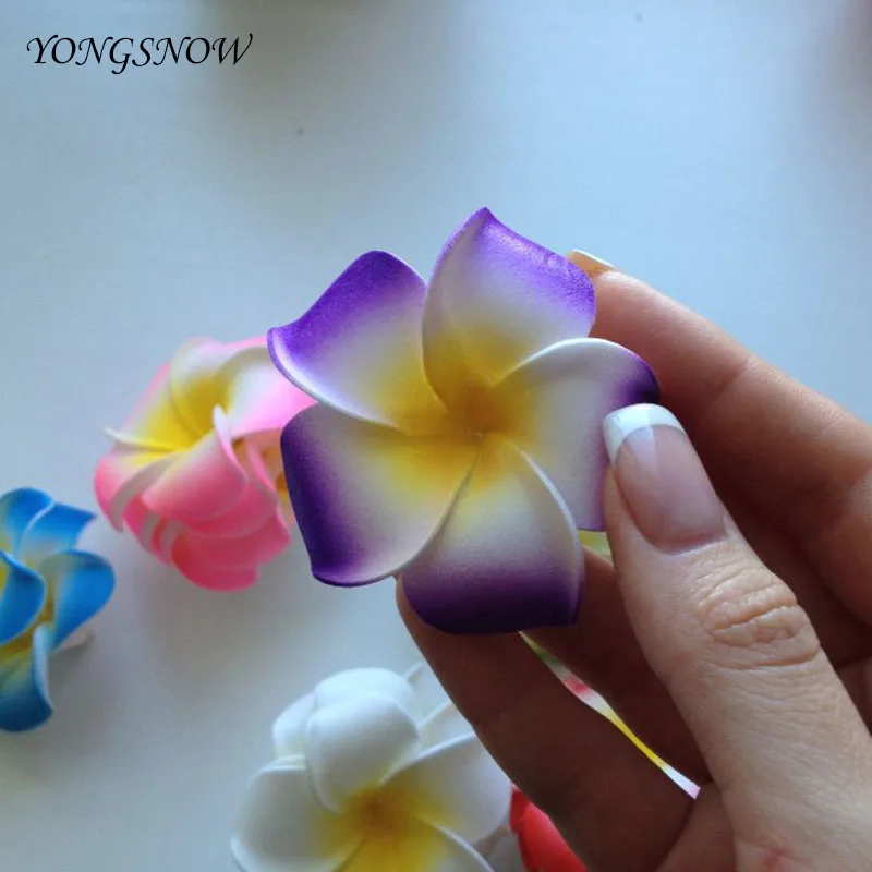 10 шт. Гавайские цветы 5 см|artificial flowers|foam frangipaniflower flower |