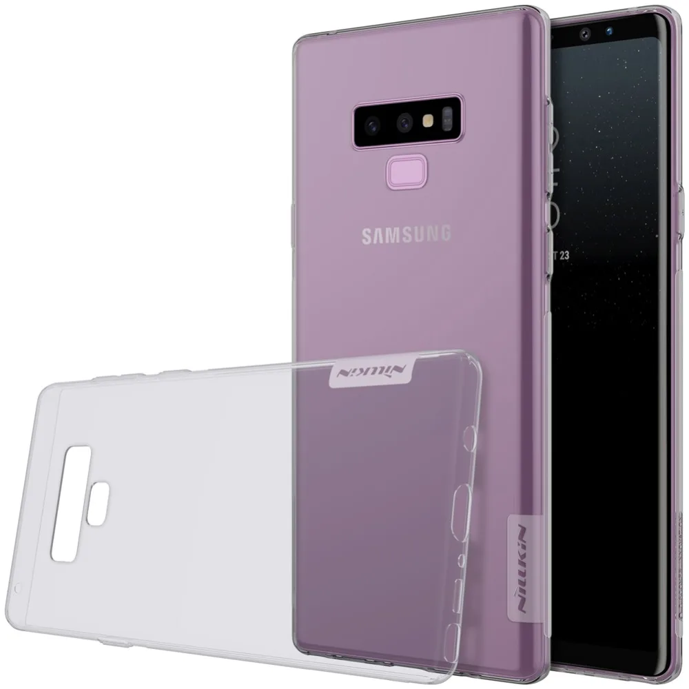 Для samsung Galaxy Note 9 чехол Nillkin TPU 0,6 мм чехлы для телефонов Силиконовая задняя крышка для samsung Note 9 8 7 FE прозрачный чехол