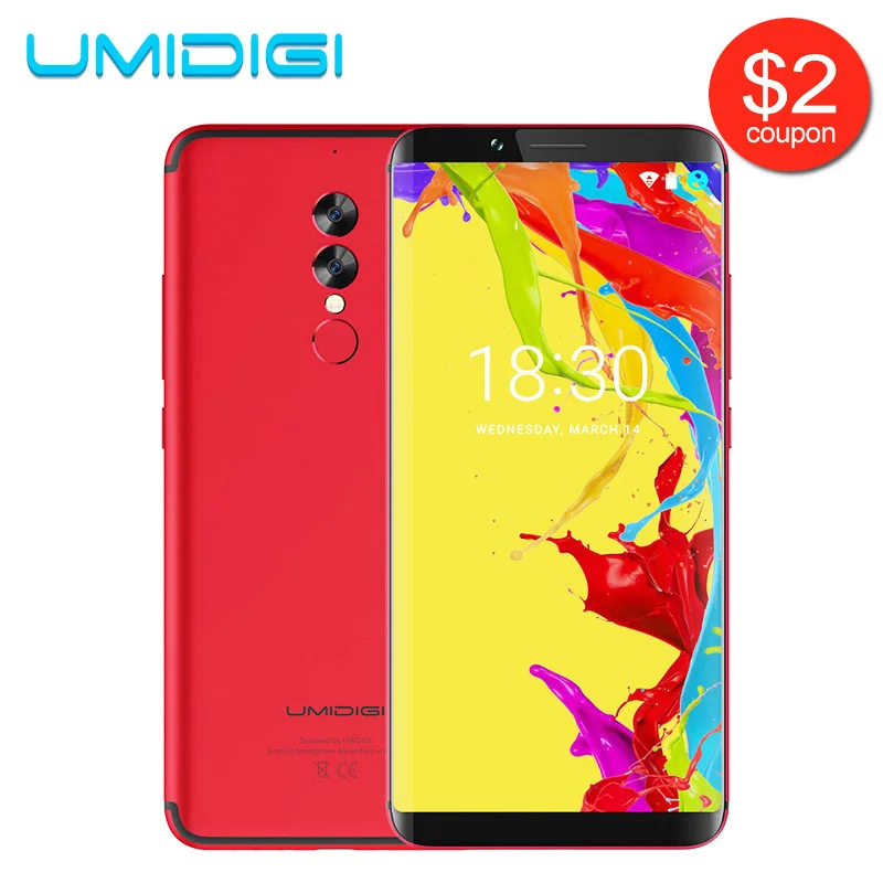 UMIDIGI S2 Lite 18:9 Full Screen Smartphone Face ID 32GB ROM 16MP+5MP Camera 5100Mah Dual SIM Android 7.0 4G LTE Mobile Phone | Мобильные