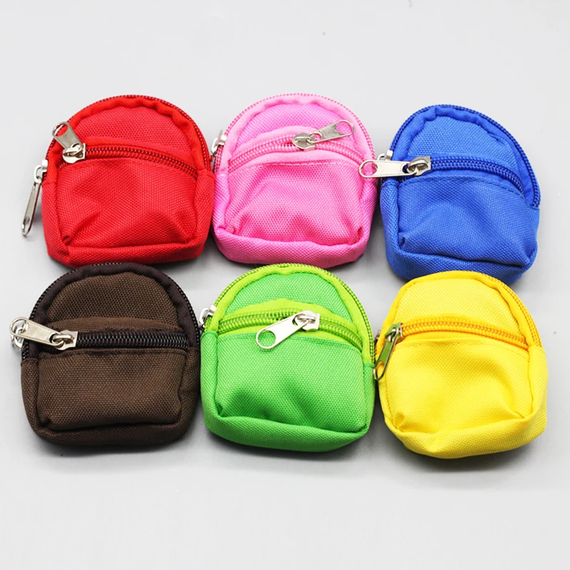 

Adollya 1/6 Dolls Accessories Mini Backpack 7*5.5cm BJD Backpack Bag For Handmand Dress Up Doll Accessories Toys For Children Gi