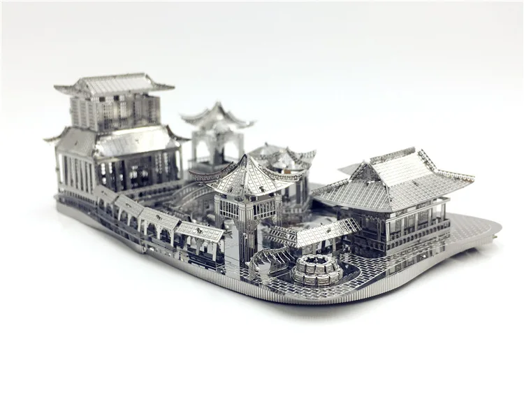 3D Трехмерная металлическая головоломка Китай Сучжоу сад ручная сборка