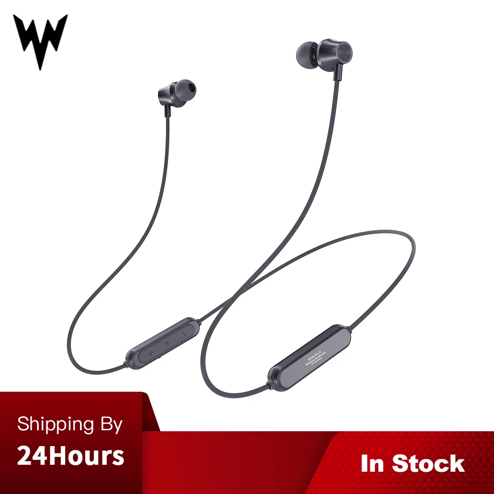 Whizzer J2 ожерелье Bluetooth наушники беспроводные наушники с микрофоном и встроенным управлением Молодежная версия ожерелье Bluetooth гарнитуры
