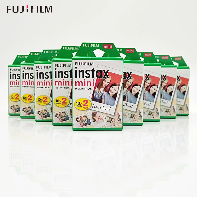 Fujifilm Instax Mini 9 белая пленка 10-200 листов для FUJI Instant Photo camera Mini 9 8 7s 25 50s 70 90, Share Printer SP-1 SP-2 - Цвет: 180 Sheets Twin Pack