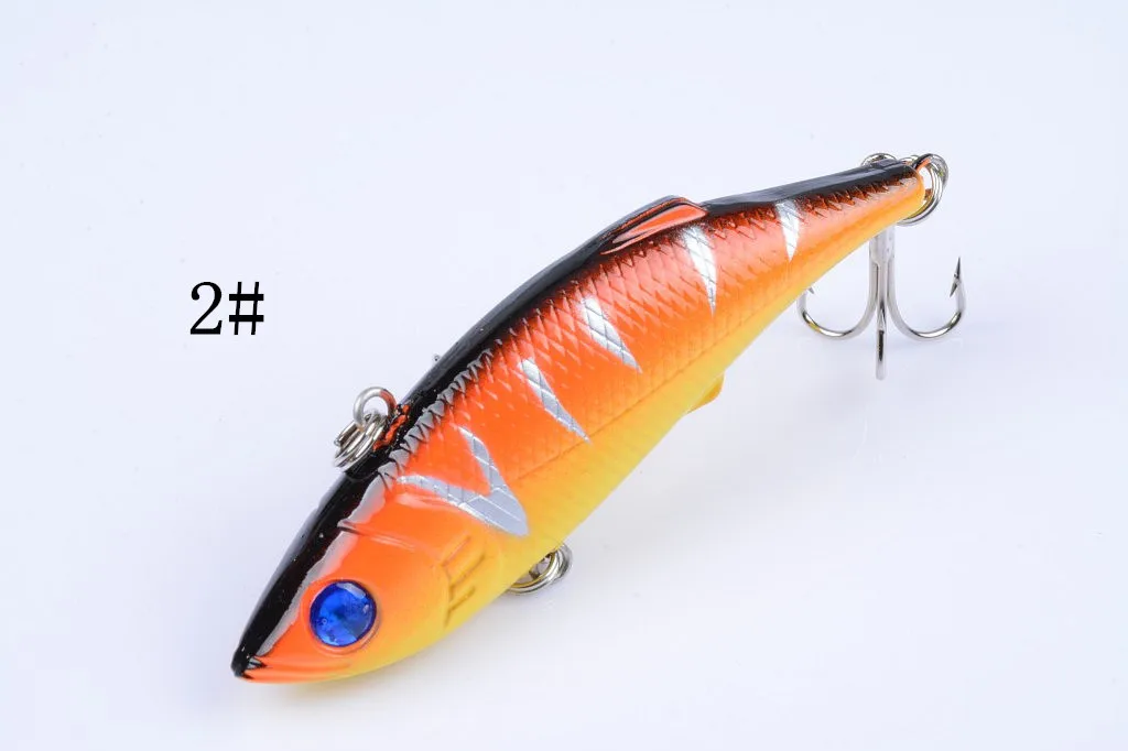 1 шт./компл. 3D глаза#6 крюк 8 см/11,8g Вибрирующая наживка Вибрация Rattlin Crankbait Жесткий искусственная наживка воблер рыболовные снасти