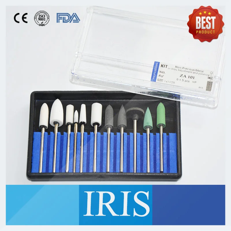 

55 Pieces/ 5 kits Dental Burs Polisher Set Tooth Drill Grinder Teeth Popular Diamond Rubber Polishing Burs