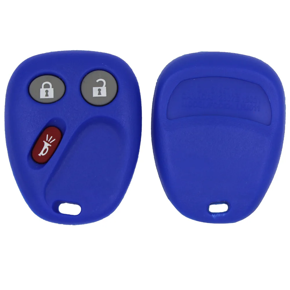 Чехол для дистанционного ключа подходит 2003-2007 Saturn Buick Cadillac GMC Chevrolet Silverado W/Pad 3