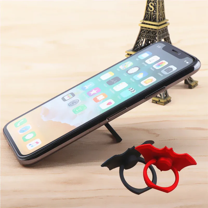 Siancs в форме летучей мыши бизнес палец кольцо держатель для IPhoneXS XR XS Max Xiaomi планшеты смартфон Стенд Универсальный стенд