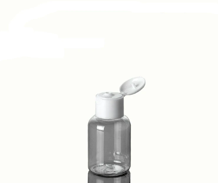 

1000PCS/LOT 50ml Empty Pastic PET Clear Bottle,50cc Plastic cosmetic container with Flip Cap