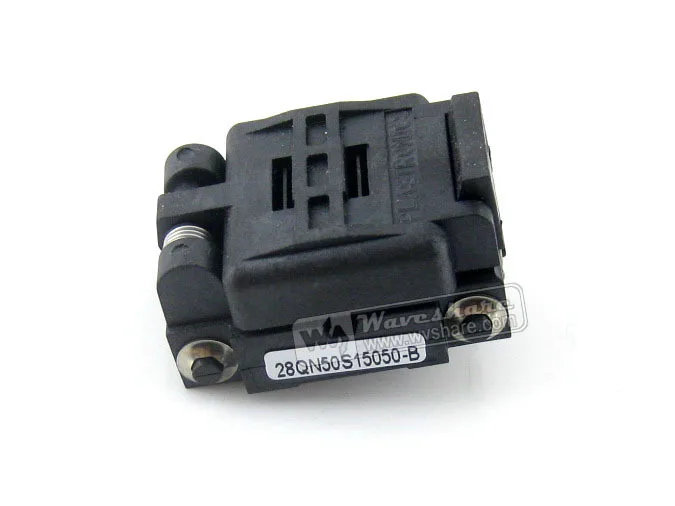 

28QN50K15050 28QN50S15050 Plastronics IC тестовая розетка 0,5 мм Шаг QFN28 MLP28 MLF28 упаковка