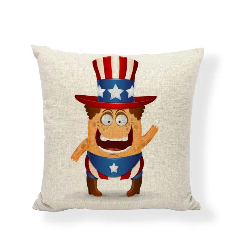 Акция празднование американской независимости памятный день Подушка Чехол