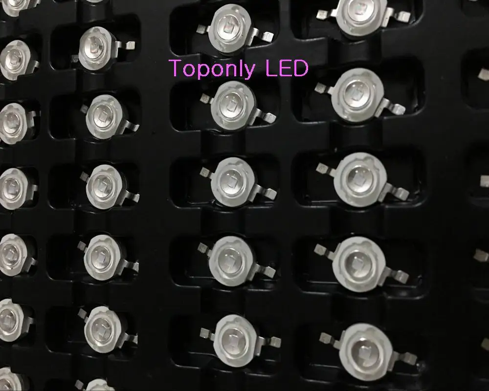 Светодиодная УФ лампа высокой мощности 1 Вт фотолампа 4 в 500 мА нм ultravoilet для