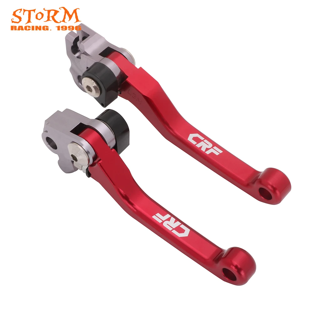 Мотоциклетный тормозной рычаг сцепления с логотипом CRF для Honda CRF250R CRF450R 04-06 CRF250X