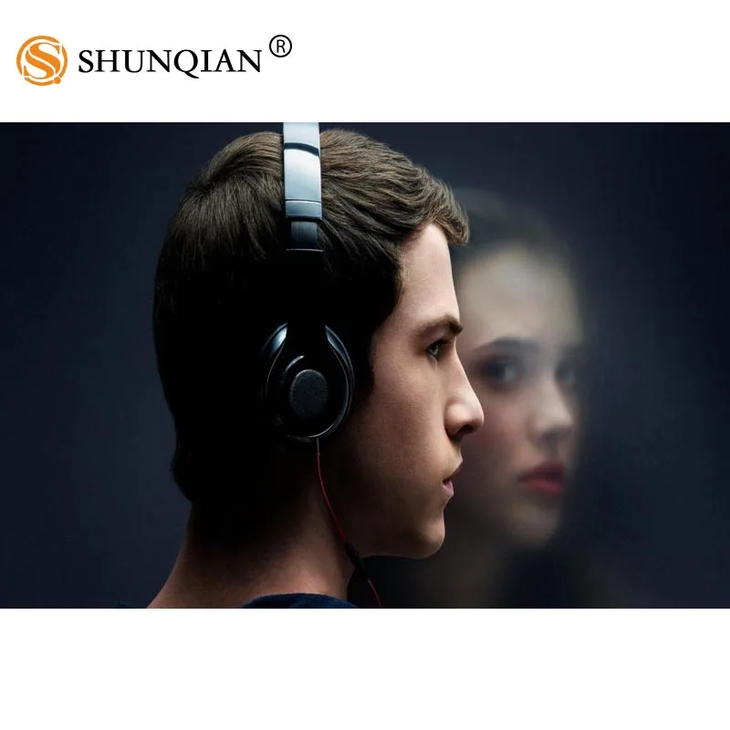 Новое поступление 13 причин почему плакат из мультфильма Шелковые Плакаты на