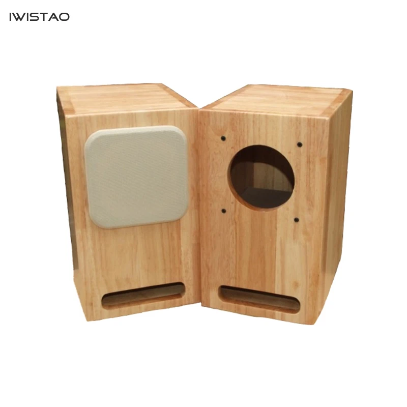 IWISTAO HIFI лабиринт 4 5 дюйма Полный Радиус пустой динамик шкаф из твердой