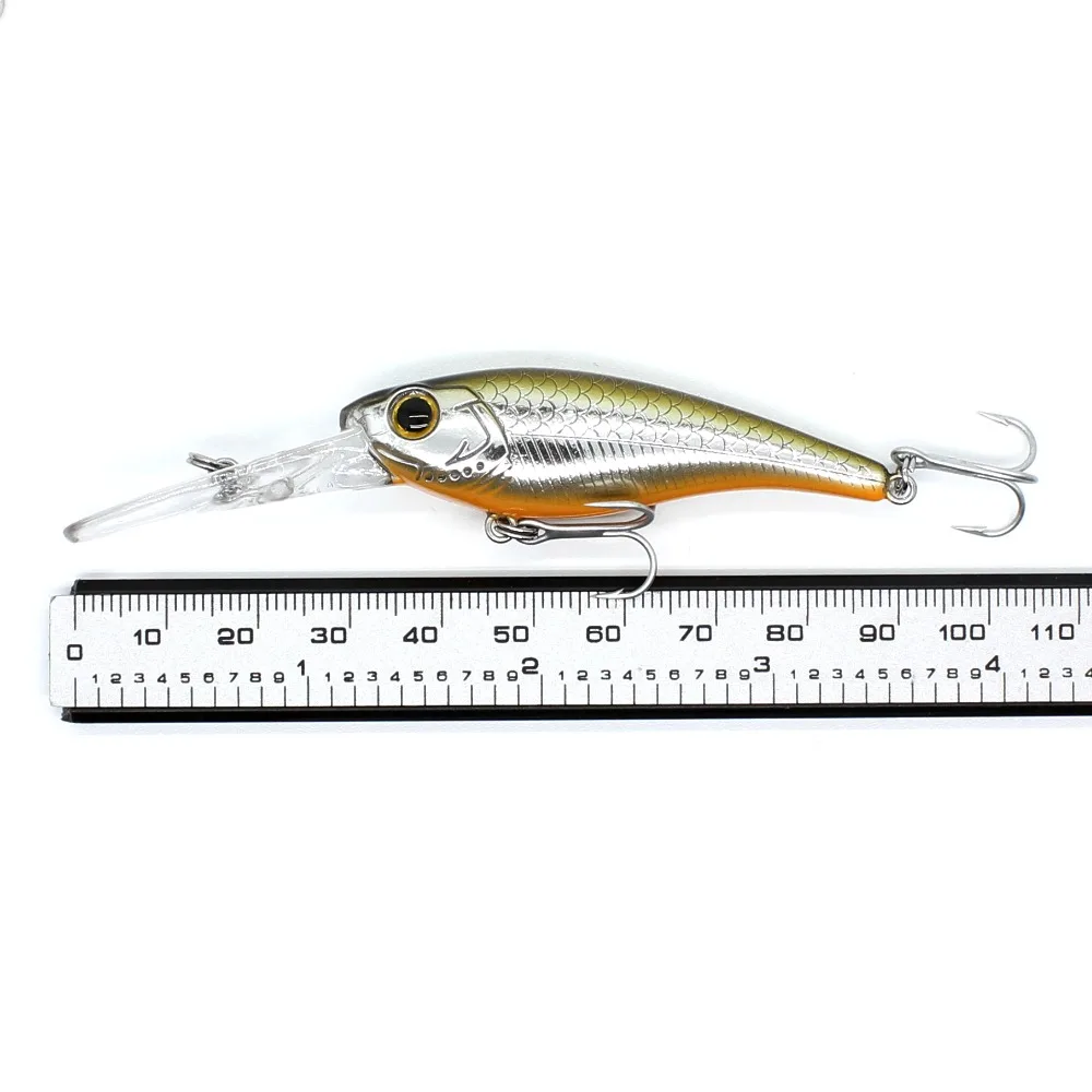 AOCLU 6 шт./лот воблеры супер качество цветов 60 мм Жесткая приманка Shad Crankbait