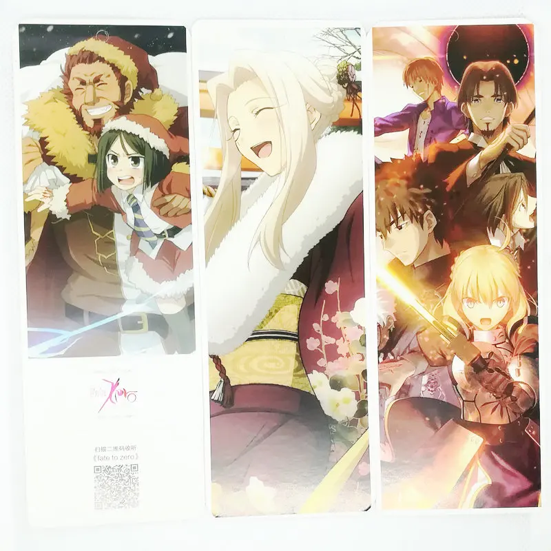 36 шт./компл. аниме Fate stay night Бумага Закладка для книги канцелярские принадлежности закладки книжные держатели карты сообщения подарочные канцелярские товары