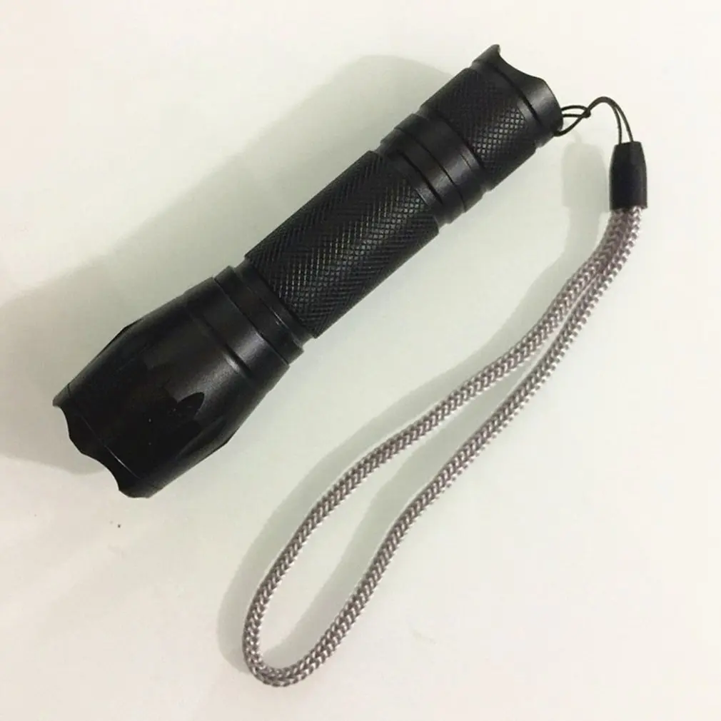 Телескопический увеличительный фонарик 5 режимов алюминиевый сплав