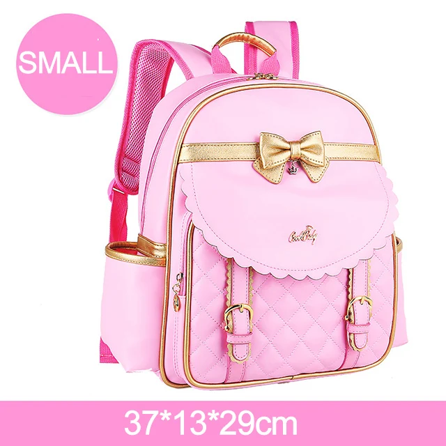 Pink Small Ортопедический рюкзак, детские школьные сумки для девочек, детские рюкзаки 1-3-6 класса, Студенческая сумка для книг Mochila Infantil, рюкзак принцессы - Цвет: Pink Small
