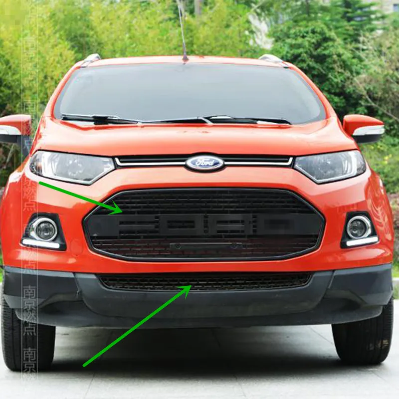 2 шт./компл. для Ford EcoSport изменение F150 Стиль передний капот Центр решетка Стайлинг автомобильной решетки 2012 2013