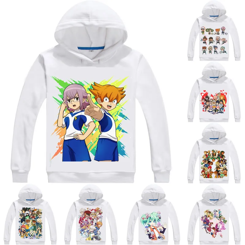 Толстовки с камнями Inazuma Eleven GO 2 Chrono толстовка капюшоном в разных стилях толстовки