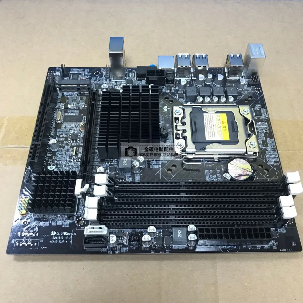 X58 рабочего Материнская плата LGA1366 DDR3 ECC память 32g 4x8g L/E5520 5550 5570 650 I7 920 930 950 SATA2.0 USB2.0