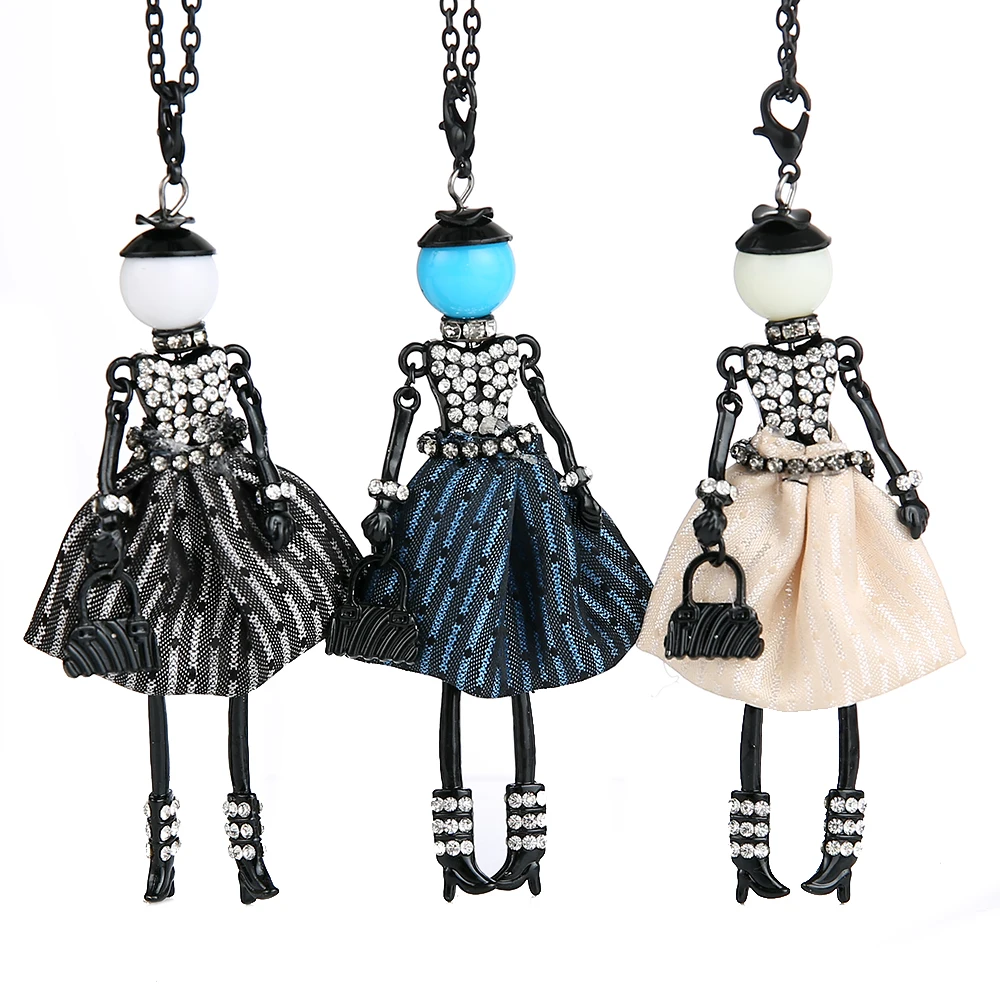 Фирменная юбка милое ожерелье ручной работы для кукол и малышей женщин кулон