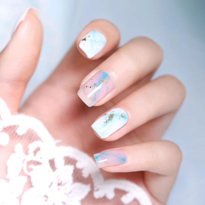 BORN PRETTY 2 бутылки лак для ногтей 6 мл чистый цвет ногтей блестящие, дизайн ногтей лак пилинг Блестящий лак для ногтей