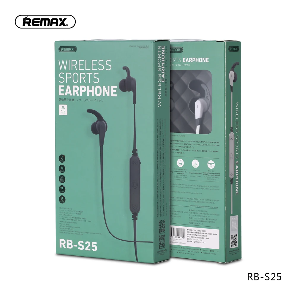Remax hifi шейные Bluetooth 4 2 водонепроницаемые спортивные наушники с HD микрофоном