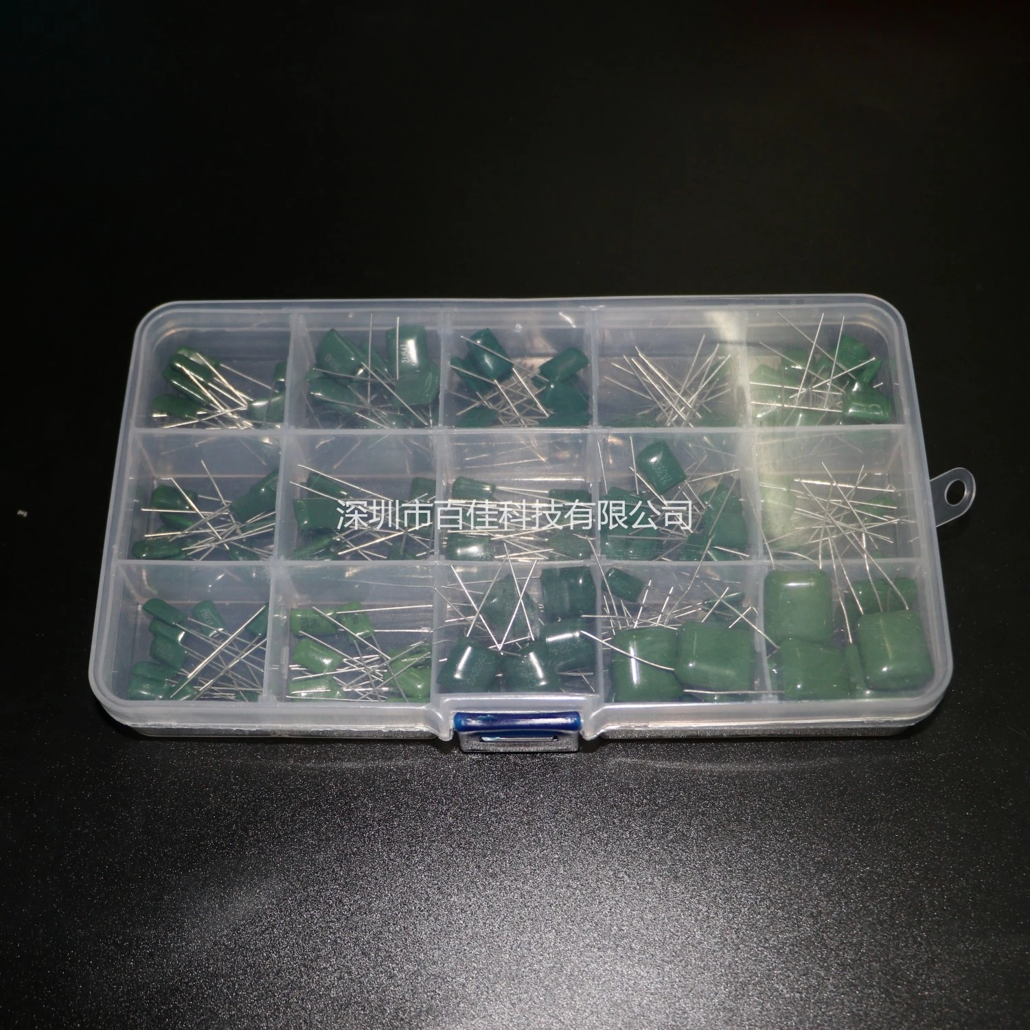

15 kinds of polyester capacitor package 100V polyester film capacitor assorted box A total of 150pcs