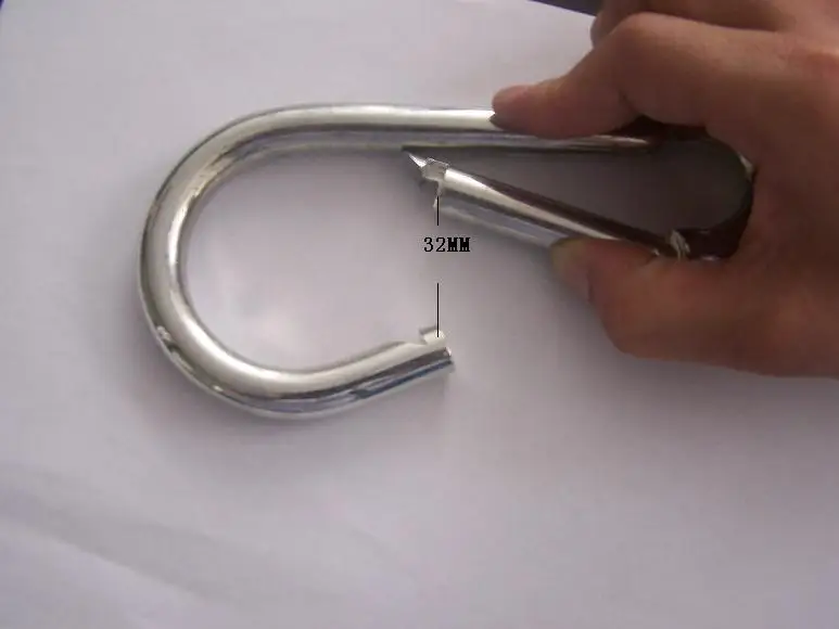 Оптовая Продажа 1000 шт./18 кг/коробка 5x50 оцинкованная стальная пружина карабина