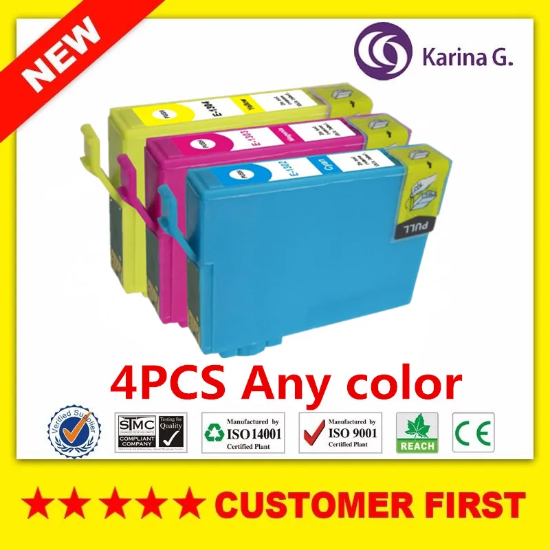 Любой цветной совместимый чернильный картридж для Epson T1302 T1303 T1304 костюм Office