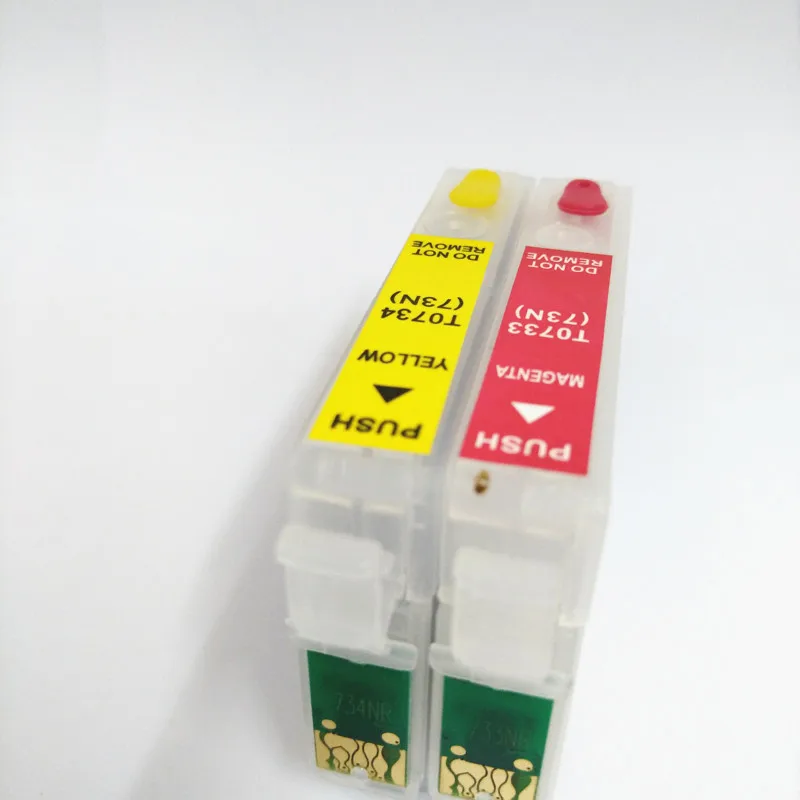 Многоразовый чернильный картридж vilaxh T0731 для Epson T0731N Stylus tx210 cx4900 tx410 C90 CX3900 CX3905 CX4905